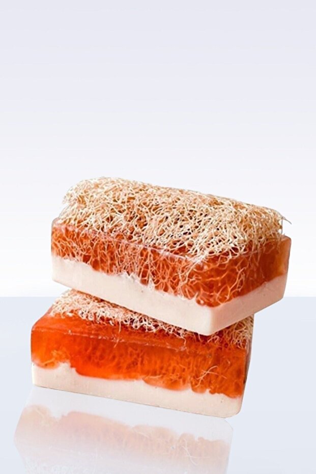 100% Handmade Natural Pumpkin Fiber Honey Donkey Milk Soap