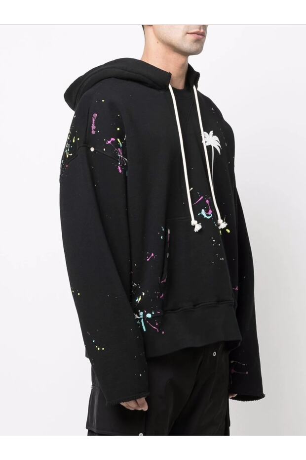 Paint Splatter Effect Sweatshirt - 3
