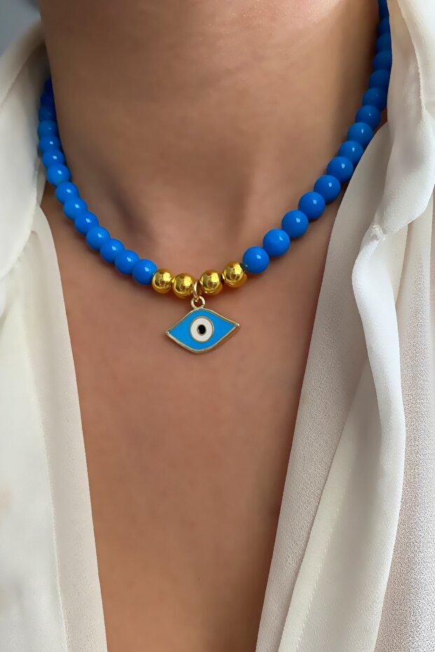 Göz Figürlü Kolye - 1