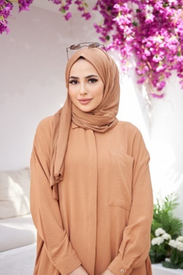 Penye Şal Camel - 2