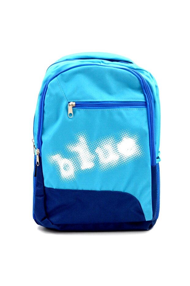 Sn-2011 School Backpack with Laptop Compartment 3 Compartments Blue