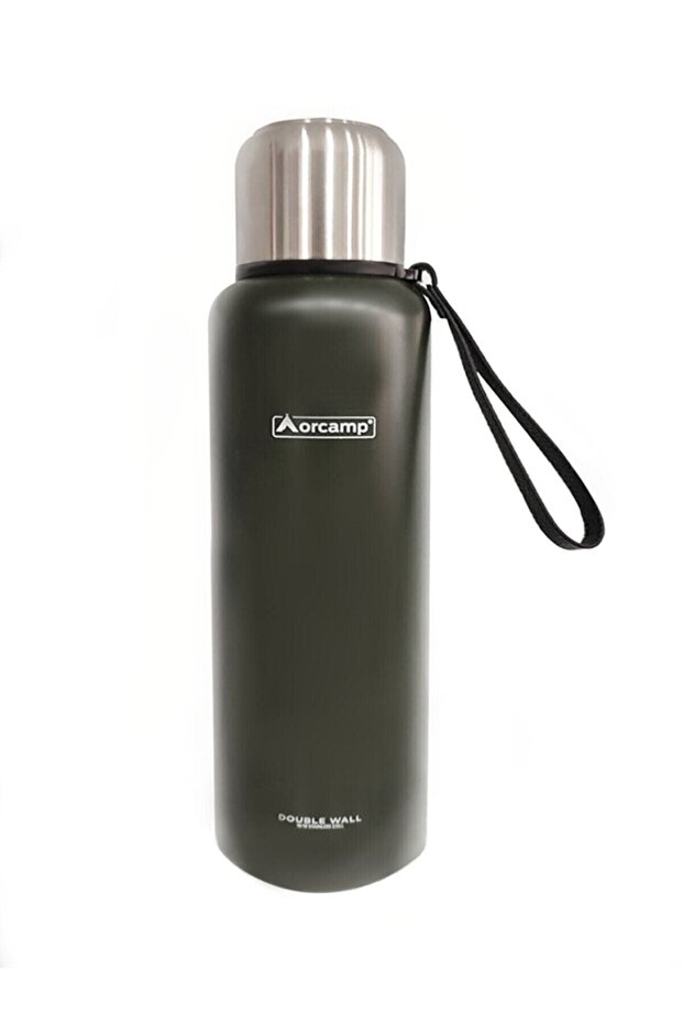 Stainless Steel Water Bottle with Cup and Strainer Thermos 304 1.5l