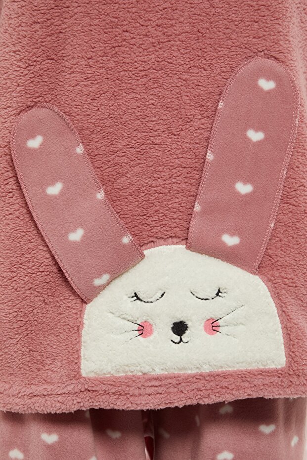 Komplet piżamowy Powder Heart Sleep Band Polar Winter Knitted TBBAW23AI00025 - 8