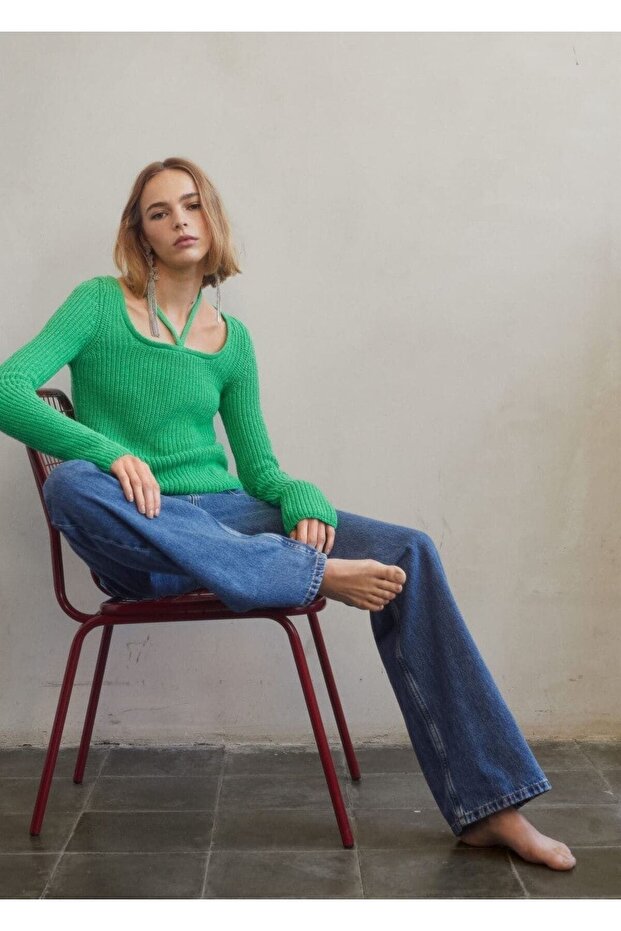 Fiyonk Yakalı Kazak - 6