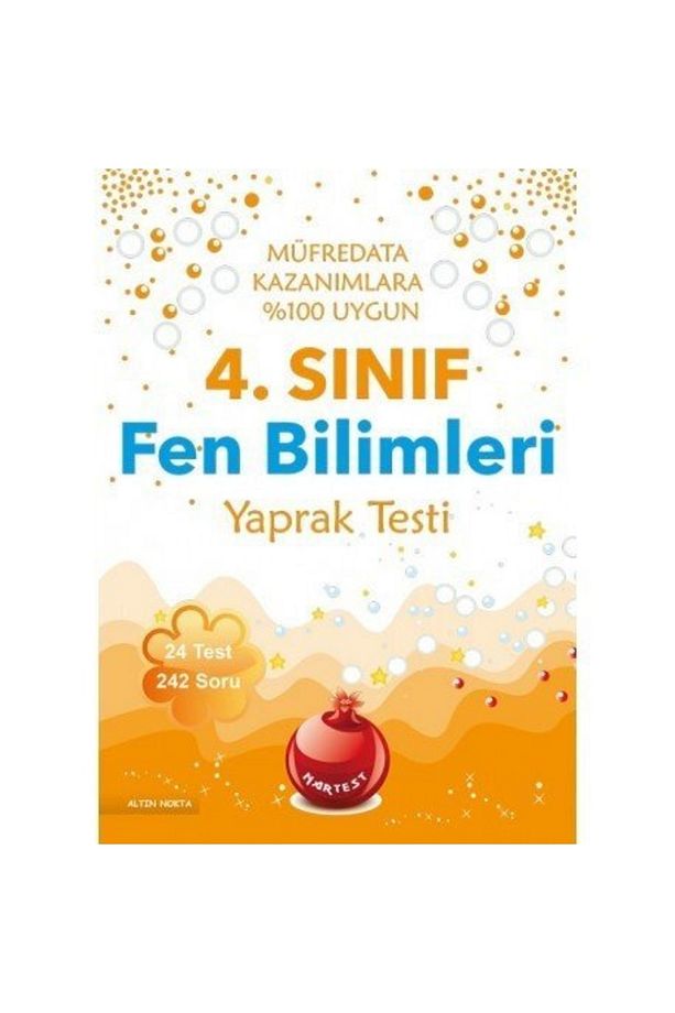 4.sınıf Fen Bilimleri Yaprak Testi - 1