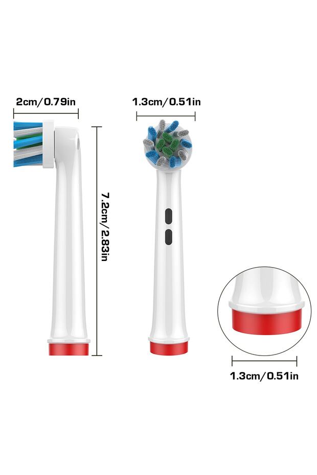 Ultra Sensitive Pro Oral B Şarjlı Diş Fırçası Yedek Başlığı 4 Adet Ekstra Yumuşak Başlık (BAKIRSIZ) - 3