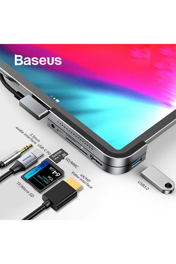 Bend Angle No.7 Hdmi Usb 3.0 Usb 6in1 Usb Type C Adeptör - 2