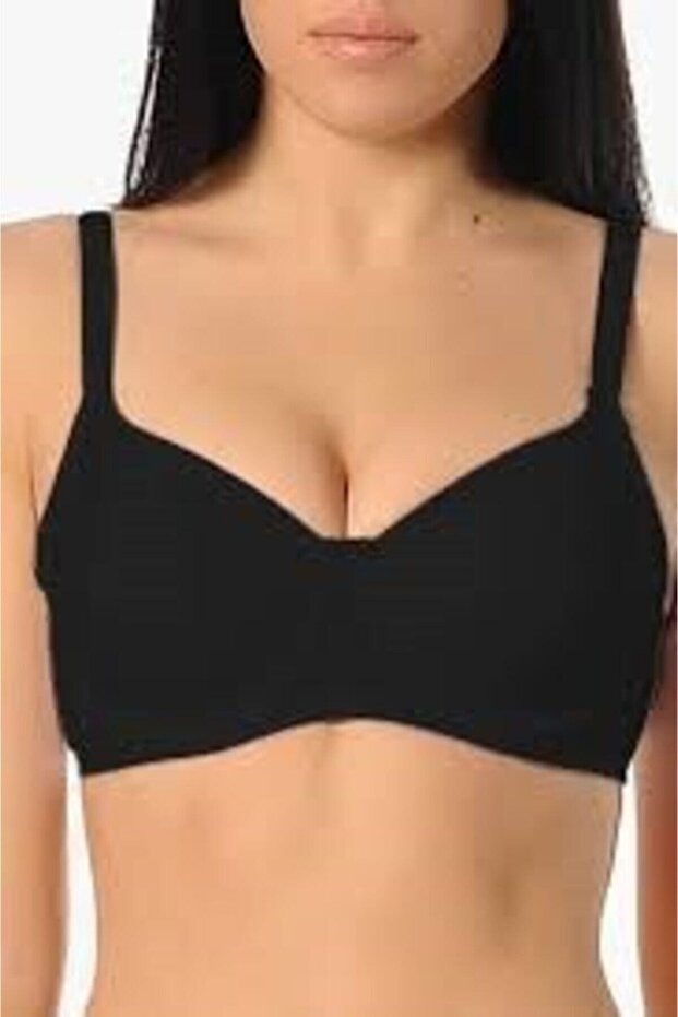 حمالة صدر نسائية أساسية باللون الأسود من Underwire 1950