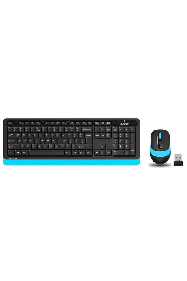 Q Tr 2.4g Multimedia Kablosuz Klavye Mouse Seti Mavi Fg1010 - 1