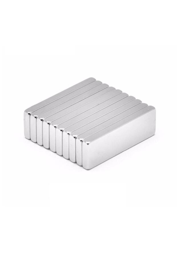Köşeli Neodyum Mıknatıs Dikdörtgen 30x10x3 Mm - 5 Adet - 1