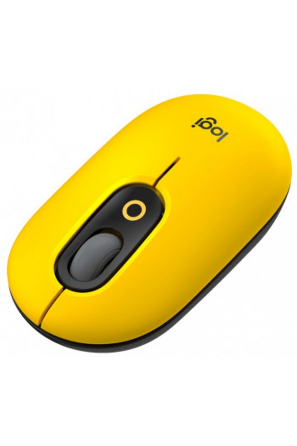 POP Mouse Blast Emoji Tuşlu Sessiz Kablosuz Mouse - Sarı&Siyah - 3