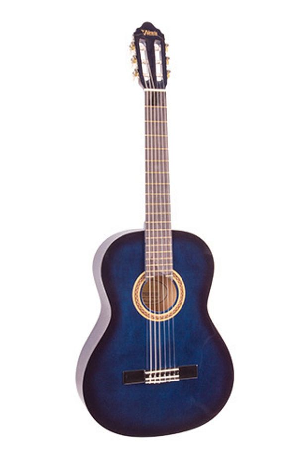 Vc101tbus Klasik Gitar 1/4 Mavi 5-7 Yaş Grubu Için - 1