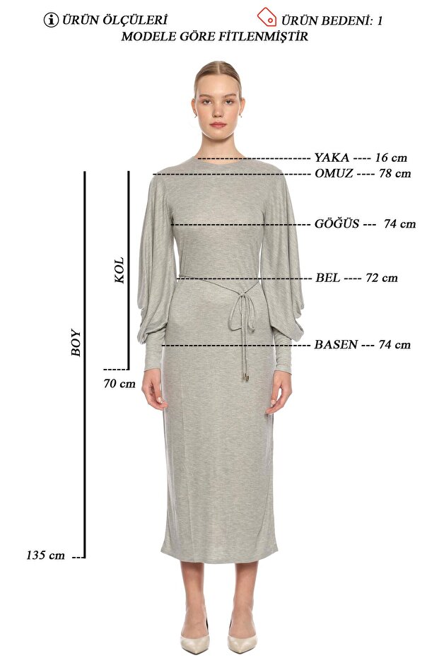 Gri Elbise - 5