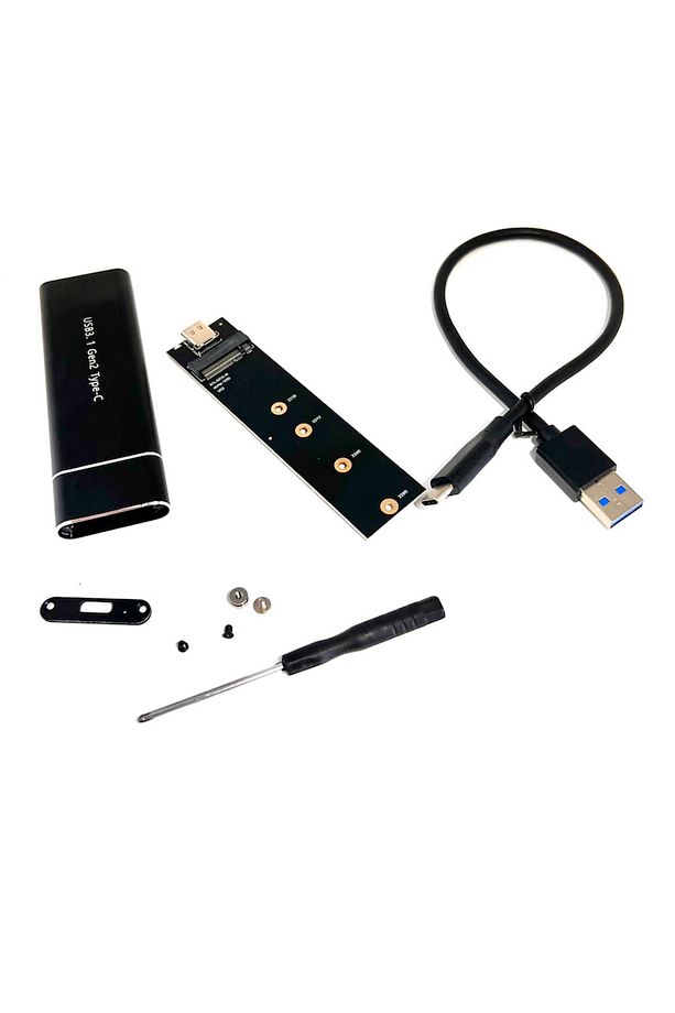 M.2 Nvme To Usb3.1 Type-c Gen2 10gbps M.2 Pcı-e Ssd Harici Sürücü Kutusu M.2 M-key Ssd Usb-c - 5
