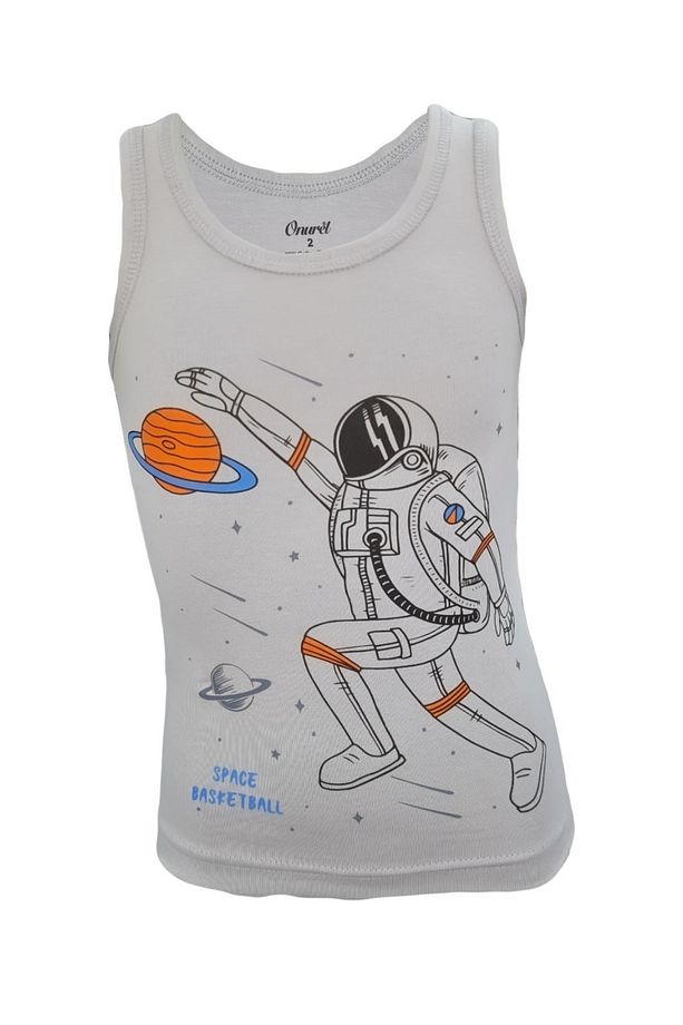 5'li Astronot Desenli Erkek Çocuk Atlet - 5