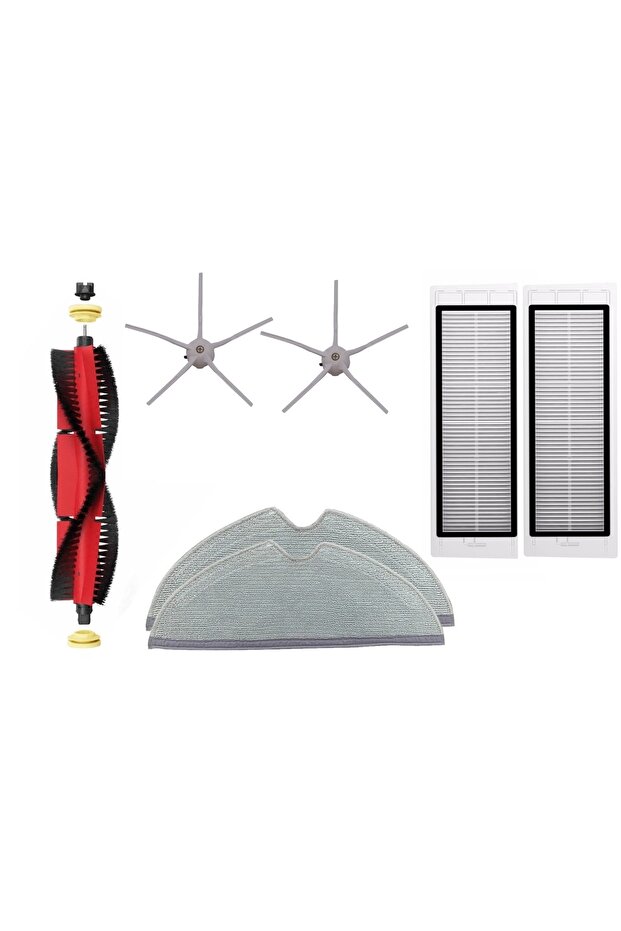 Set de completare pentru aspirator robot compatibil Roborock S6 Maxv 7 piese negru - 1