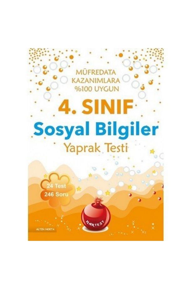 4. Sınıf Sosyal Bilgiler Yaprak Testi - 1