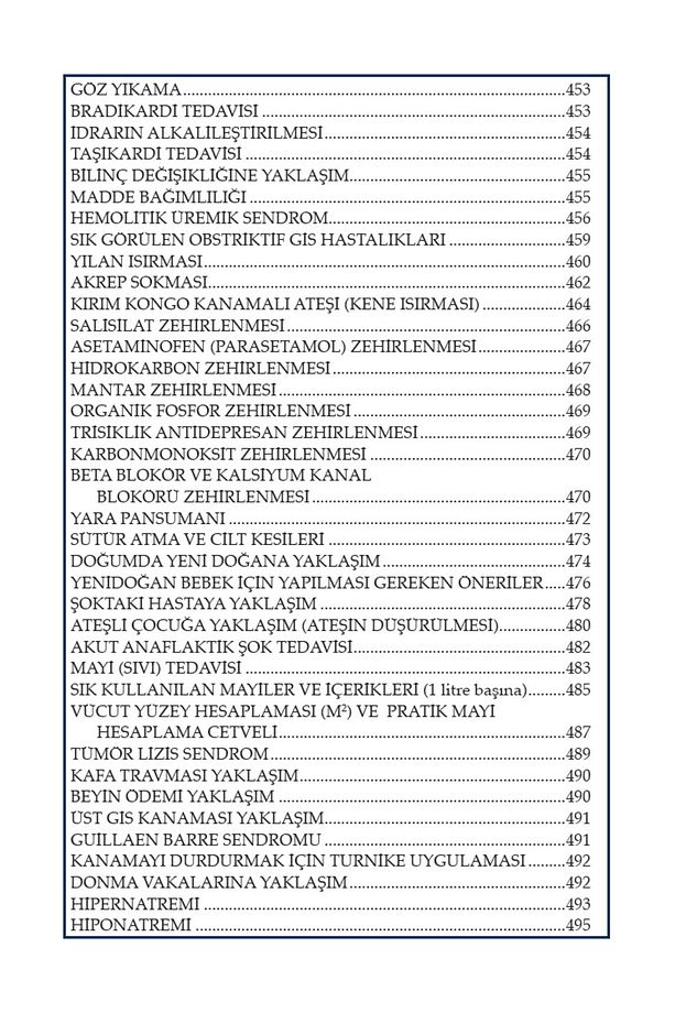 Örnek Reçete ve Acil Yaklaşımlar Cep Kitabı / İlyas Yolbaş / İstanbul Tıp Kitabevi / 9786054499205 - 4