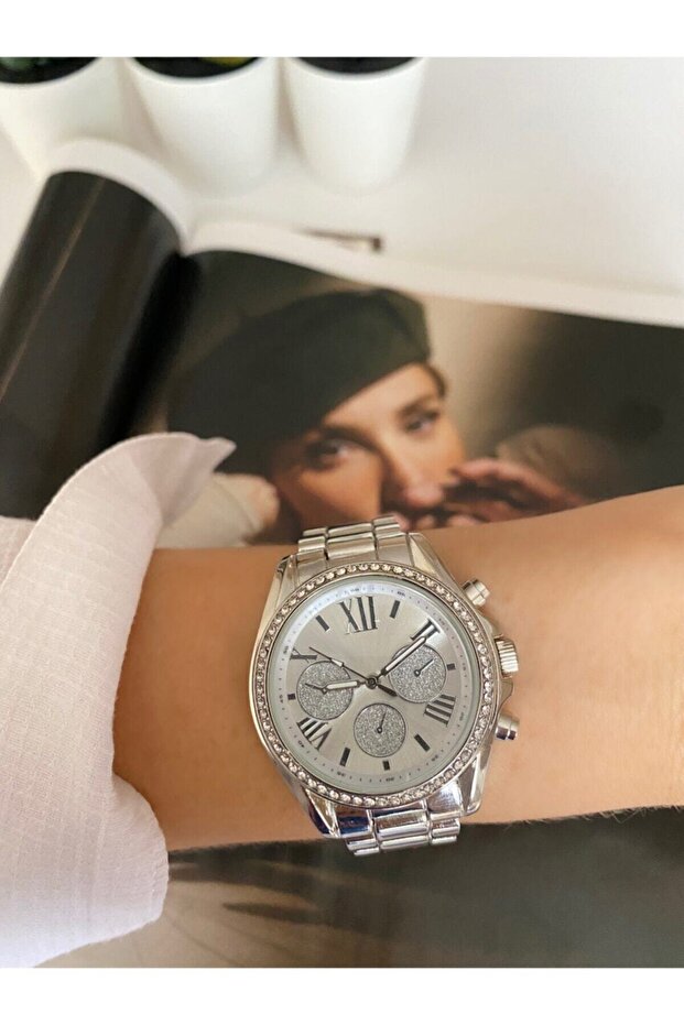 Çelik Analog Kadın Kol Saati Kol Saatleri - 1