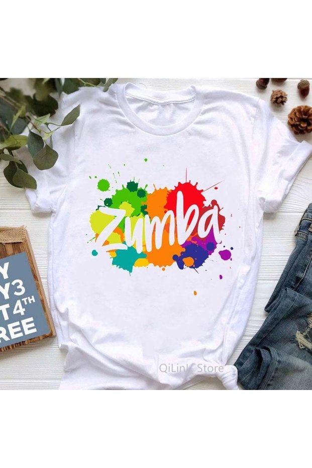 Aşk Zumba Dans Grafik Baskı Model 89