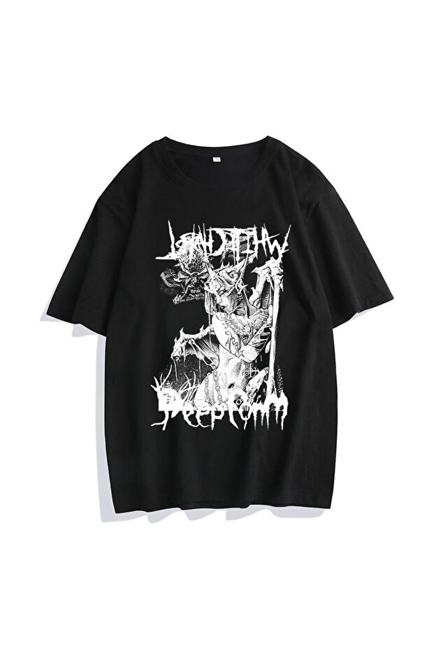 Emo Anime Goth Tshirtü - 1