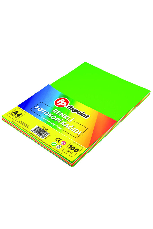 A4 Colored Copy Paper 100 Pieces - 2