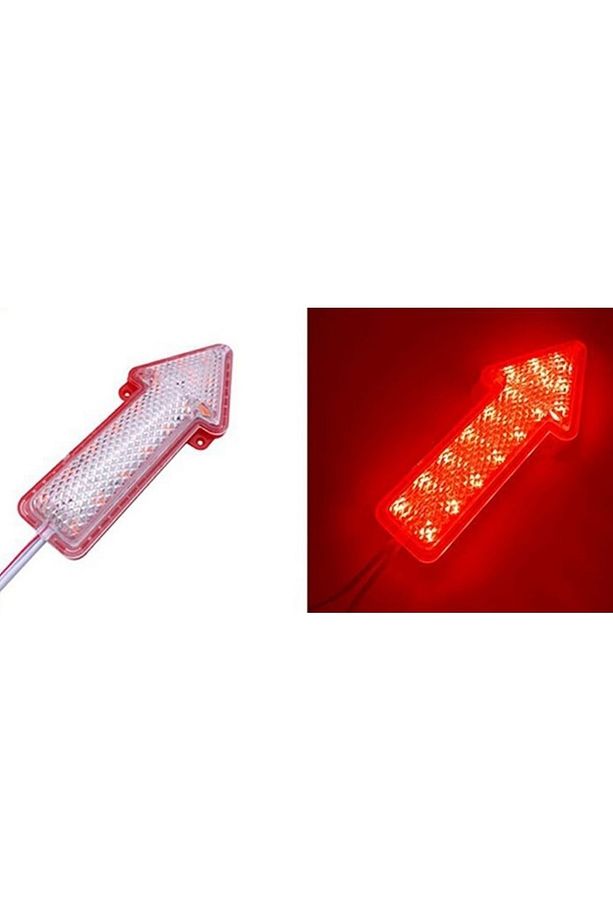 Ok Şeklinde Led Flaşör (çakar) Devreli 2 Adet Set – 12v – 2x 18 Led - 1