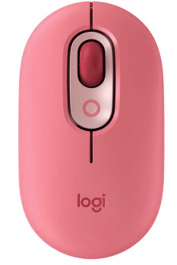 New Pop Mouse Heartbreaker Emoji Tuşlu Sessiz Kablosuz Pembe Mouse - 910-006548 Tasarım 542167 - 1