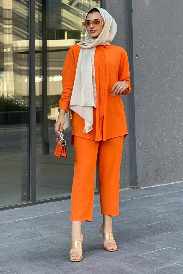 Hijab Suit with Pants - 4