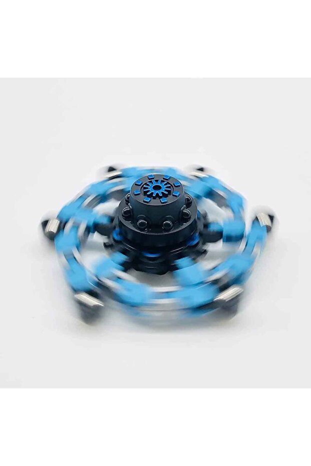 Sarı Fidget Spinners Dönüştürülebilir Zincir Robot Oyuncak Stres Çarkı 1 Adet - 6