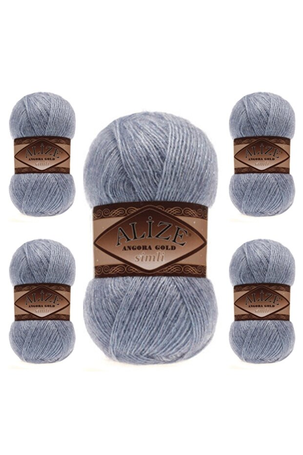 Ayzen Home Angora Gold Glitter 5 Pack Color No: 221