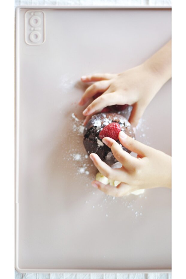 Silikon Servis Matı - Bubble Beige - 6