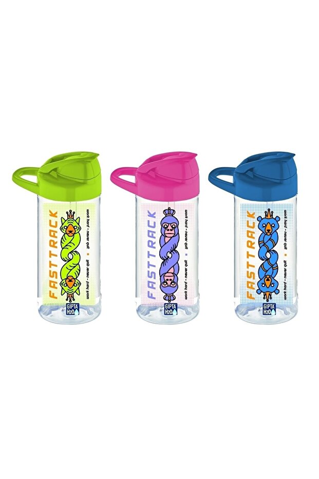 Stationery and Toy World Fast Track Patterned Tritan Flask (water bottle) 500cc (1 Piece)