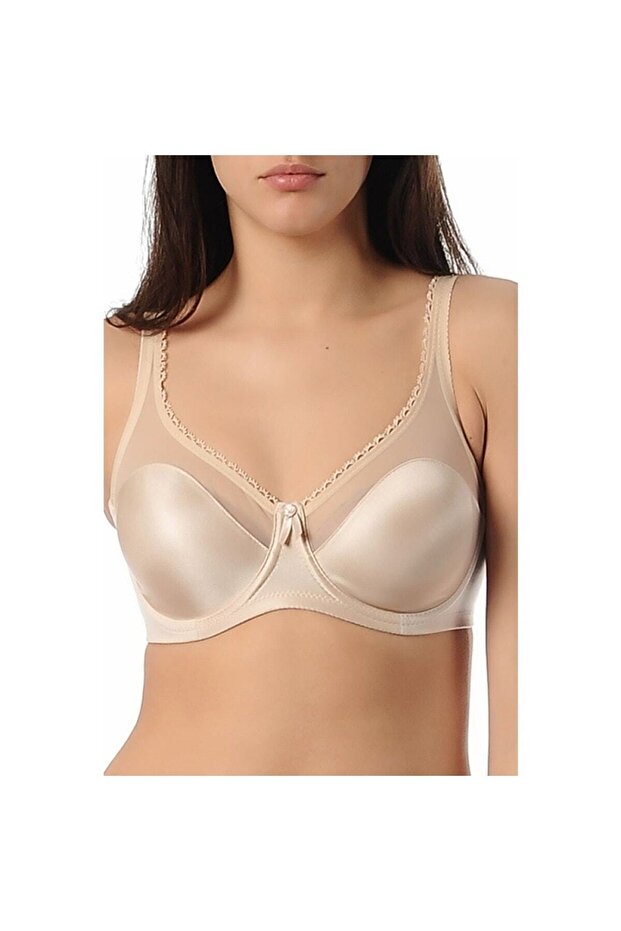 1640 Skin Color Underwire Unsupported Firming Minimizing Bra