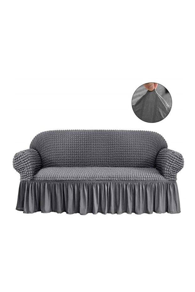 Wrinkled Seat, Sofa Sofa Bed Cover Seat Cover 3-Piece