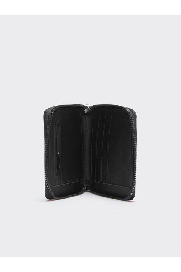 Deri Görünümlü Kadın Cüzdan - 1