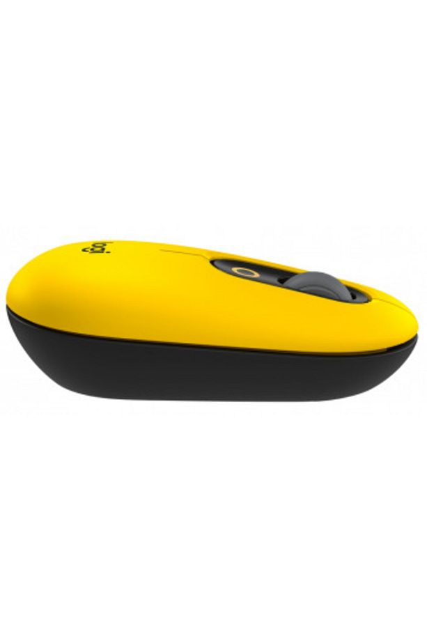 POP Mouse Blast Emoji Tuşlu Sessiz Kablosuz Mouse - Sarı&Siyah - 4