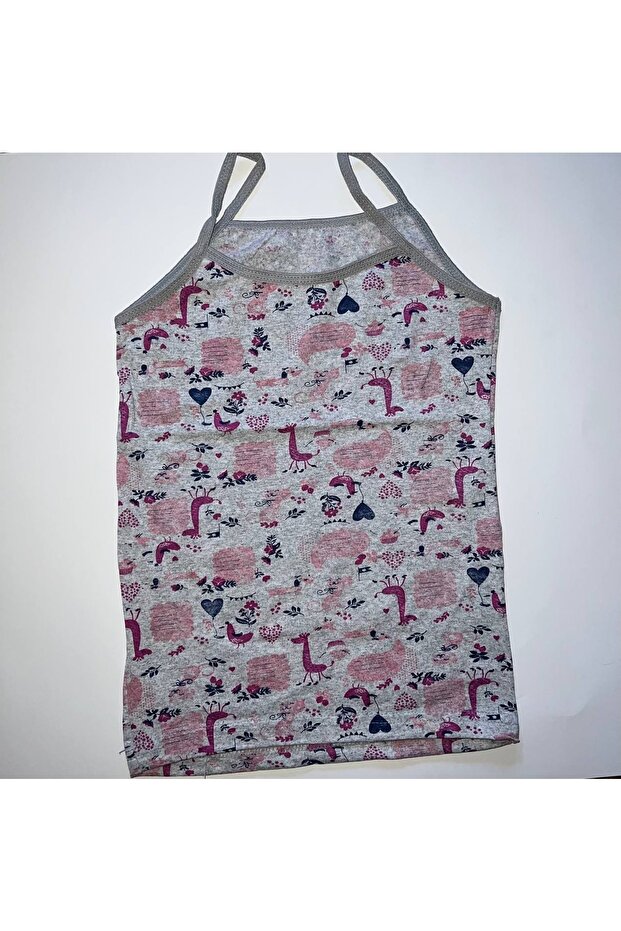 Girl's Patterned 2-Piece Undershirt - 1