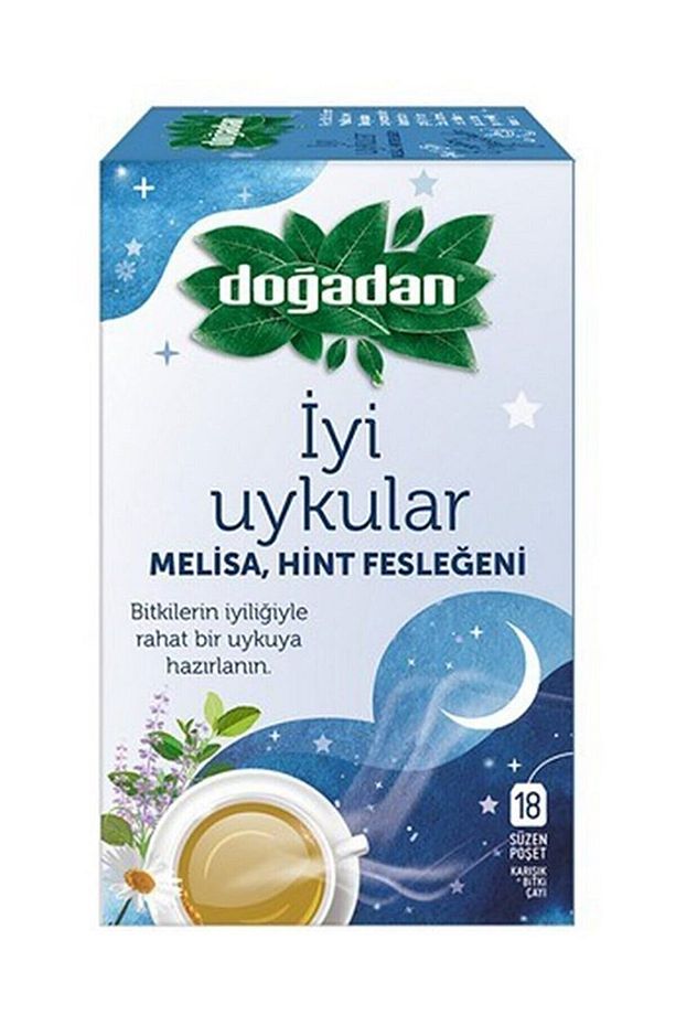 Melisa Hint Fesleğeni Iyi Uykular Karışık Bitki Çayı 18 Süzen Poşet - 1