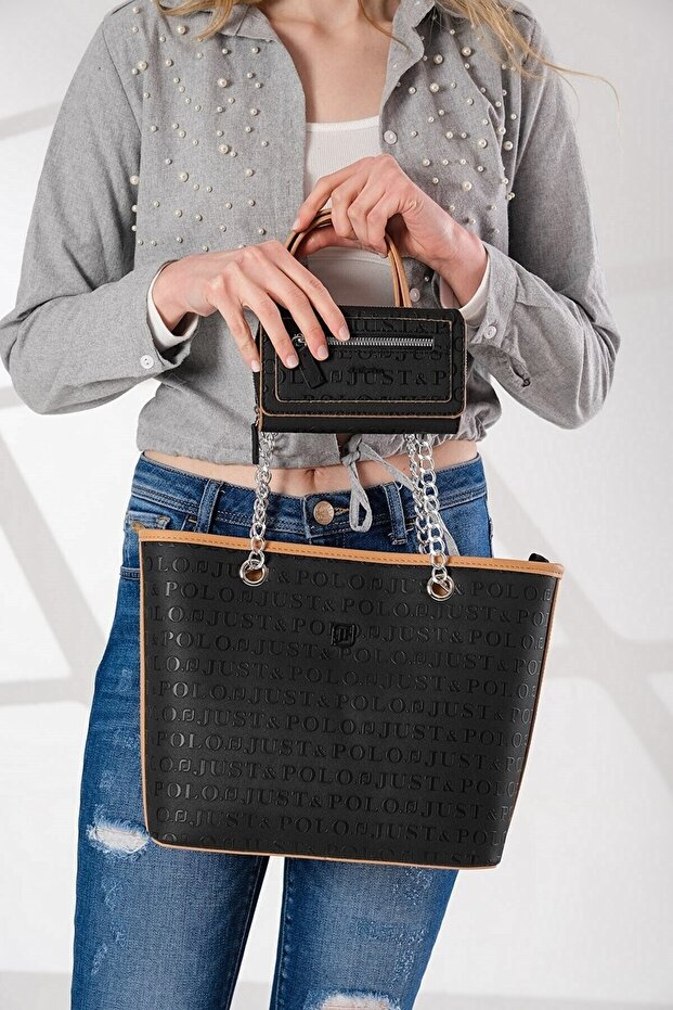 Chain Detailed Women's Shoulder Bag 4035-gd