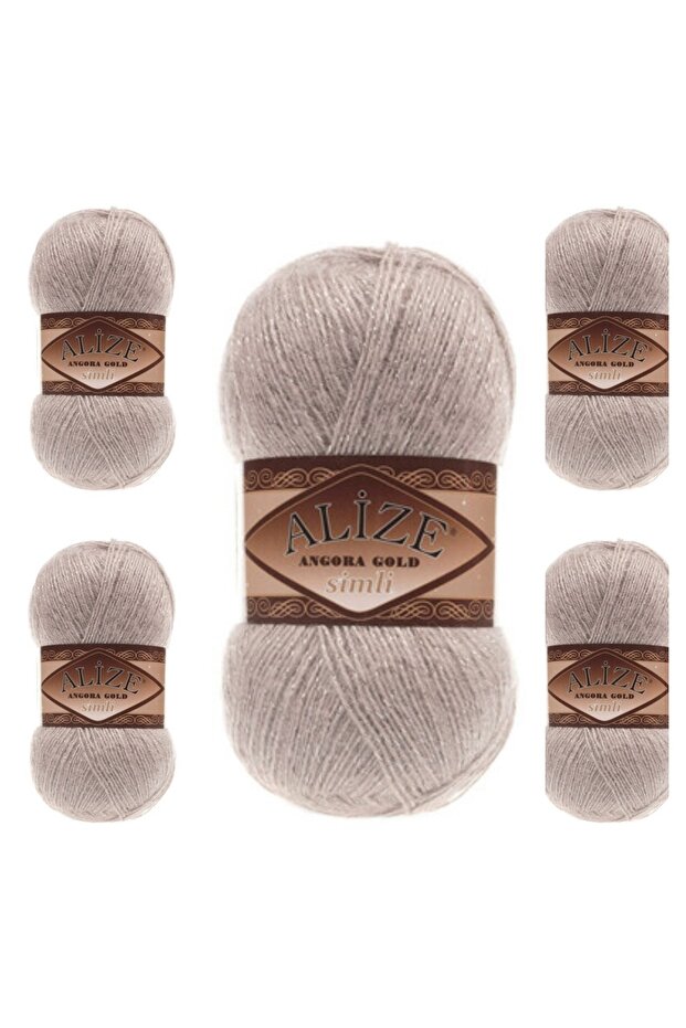 Ayzen Home Angora Gold Glitter 5 Pack Color No: 541