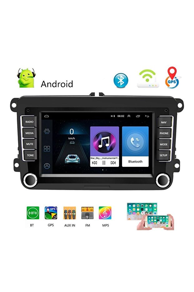 Vw 7 Car Play 2-32gb Multimedia - 2
