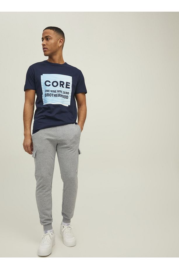 Regular Fit Açık Gri Erkek Eşofman Altı 12212170_jpstgordon Jjshark Sweat C - 6