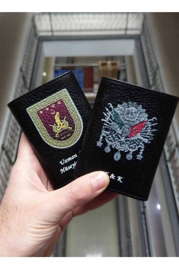 Erkek Siyah RFID Korumalı %100 Hakiki Orijinal Mekanizmalı  Deri Cüzdan Kartlık Kağıt Para Bölmeli - 5