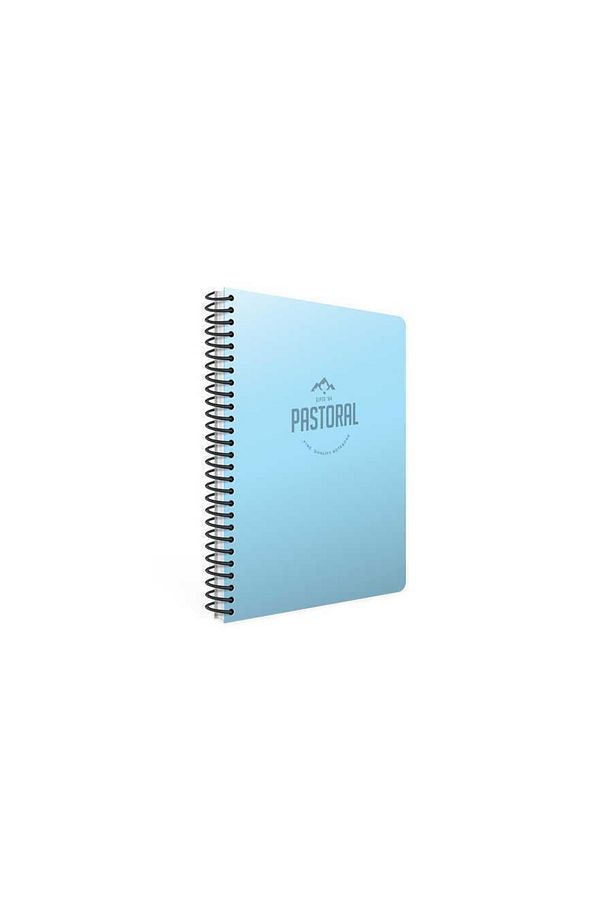 Pastoral A4 96 Yaprak Plastik Kapak Spiralli Defter Kareli- 12 Adet - 2