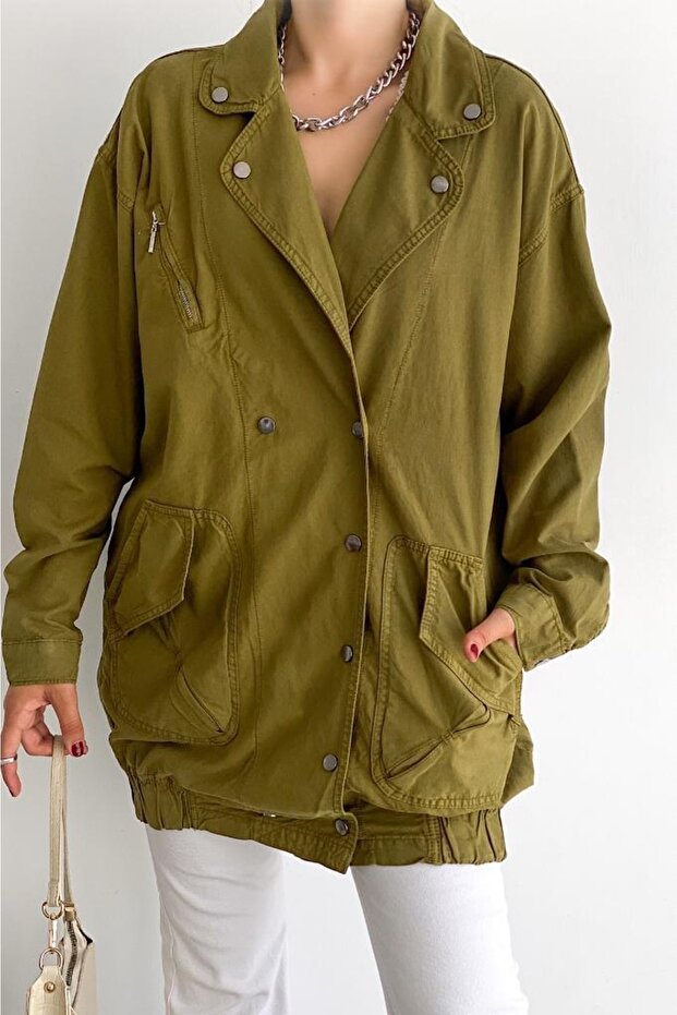 Kadın Oversize Ceket - 3