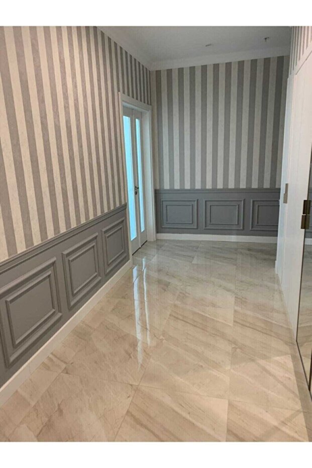 Dekoratif Boyanabilir 5 Adet 7 cm Polistren Duvar Bordürü - 8