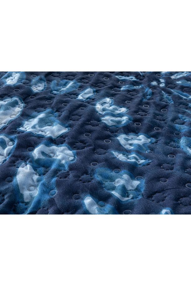 Island Breeze Tek Kişilik Çift Taraflı Yatak Örtüsü 160x220 Cm Indigo - 4