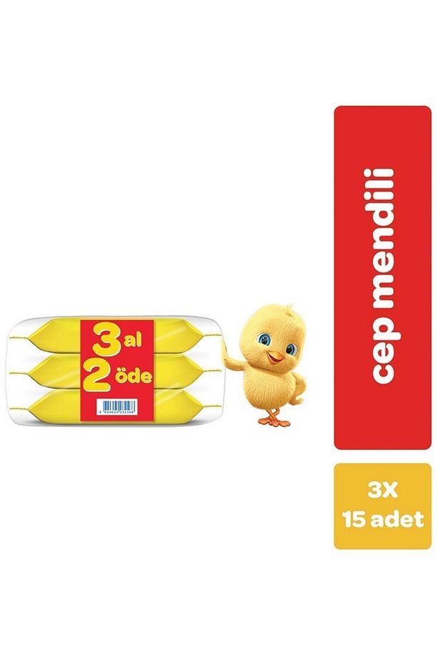 Cep Mendil Klasik 3x15 Adet - 2