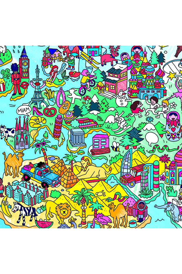 Dev Boyama Posteri Atlas - 5